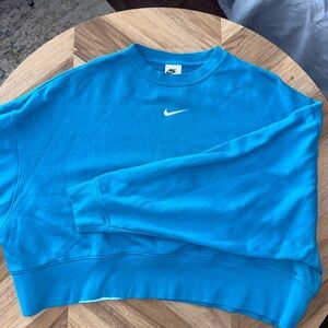 Nike Women’s Vibrant Blue Crewneck Sweater